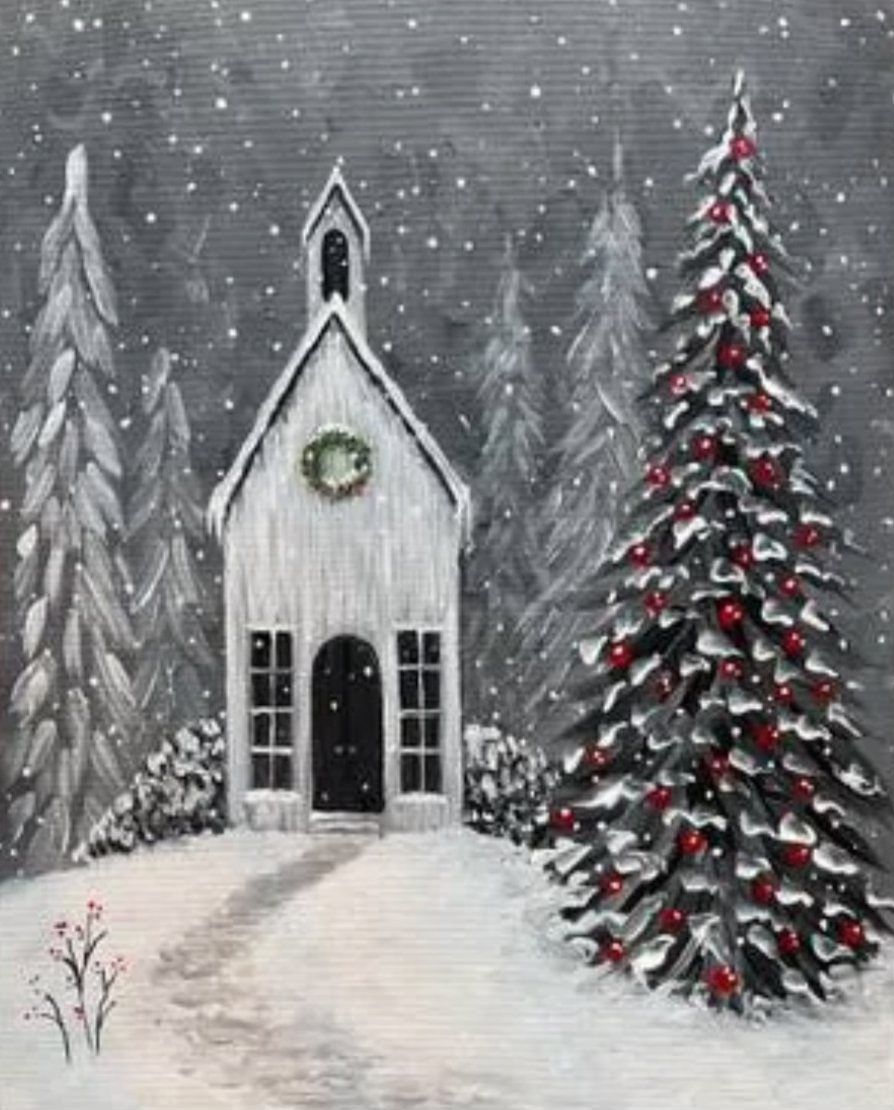 Paint Nite Event- "Christmas Chapel"