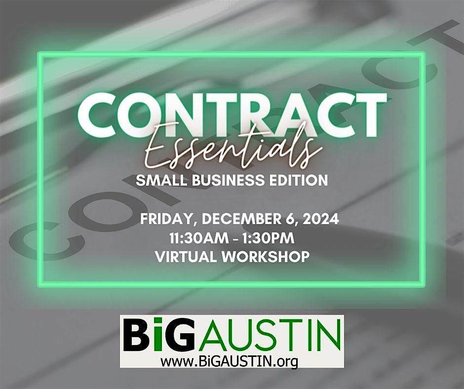 Contract Essentials: Small Business Edition