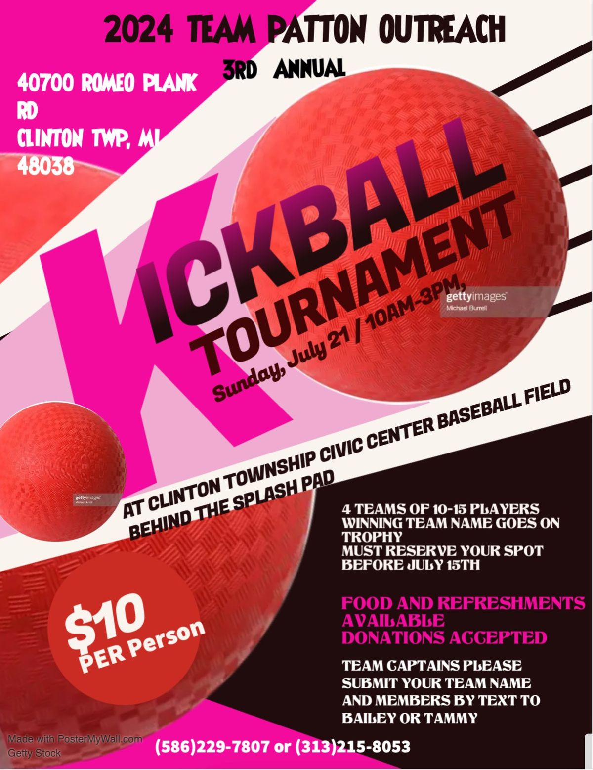 3rd Annual Kickball Tournament