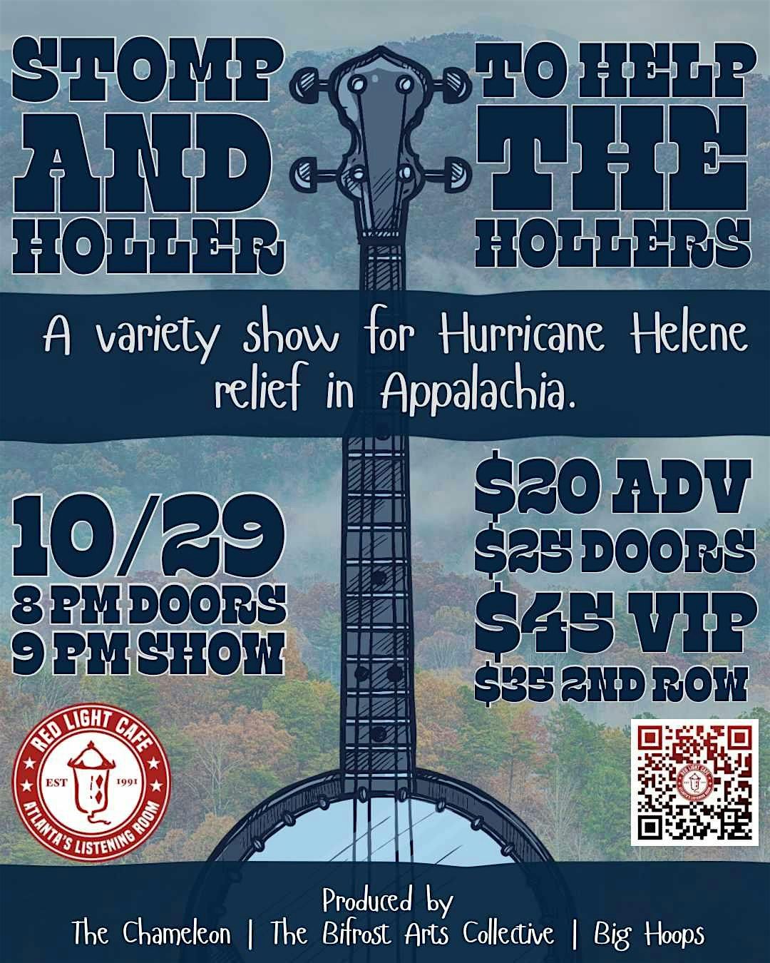 Stomp & Holler: Hurricane Helene Fundraiser for Appalachia