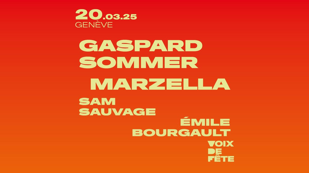 Voix de F\u00eate 2025 | GASPARD SOMMER \u00b7 MARZELLA \u00b7 SAM SAUVAGE \u00b7 \u00c9MILE BOURGAULT