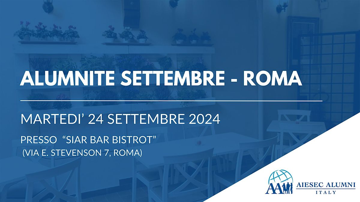 ALUMNITE OTTOBRE- ROMA