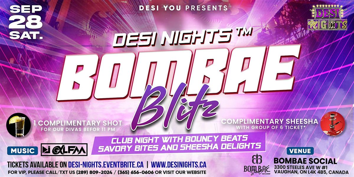 Bombae Blitz - Club Night with Bouncy Beats & Sheesha