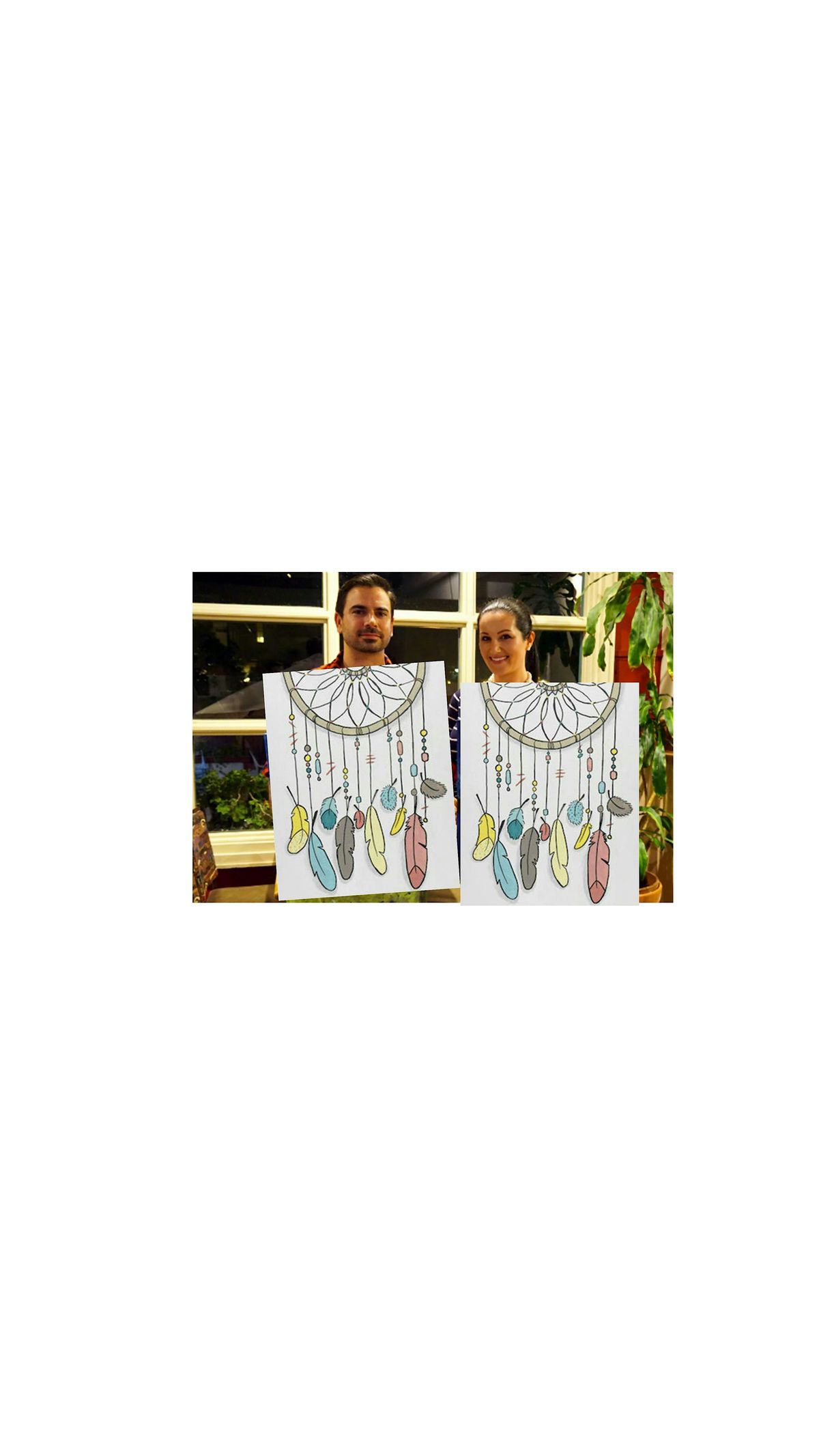 Dream Catcher- Canvas bachelorette party - paint with Marian