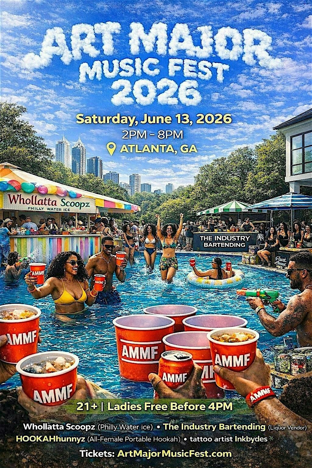 Art Major Music Fest 26 POOL EXPERIENCE