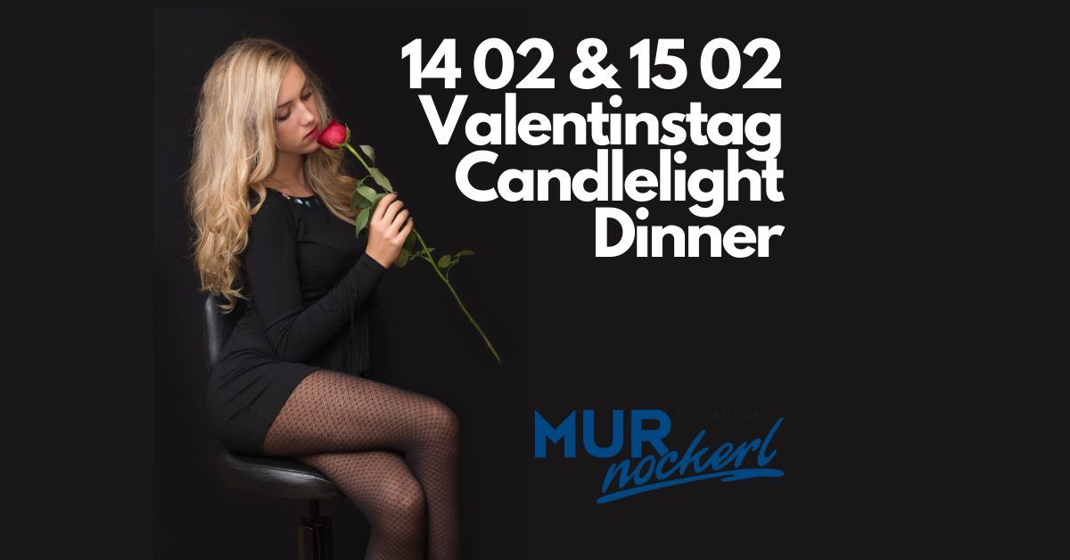 Candlelight-Dinner anl\u00e4sslich des Valentinstages