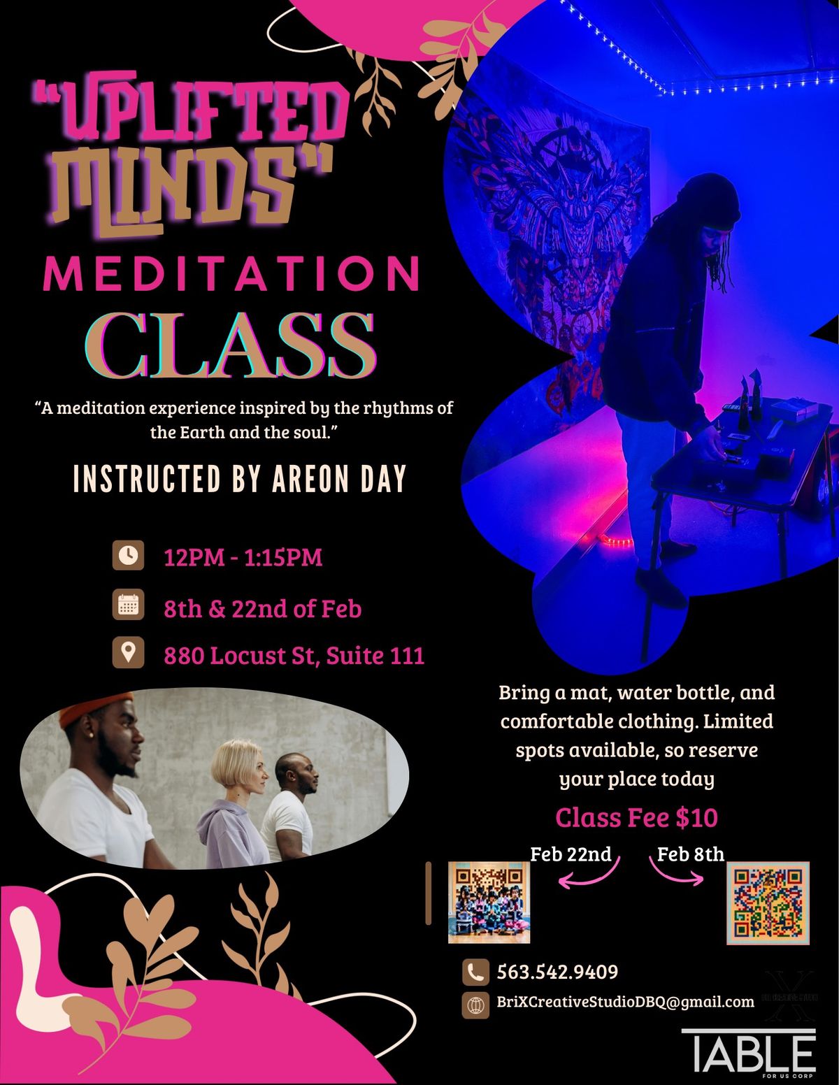 Uplifted Minds Meditation Class 