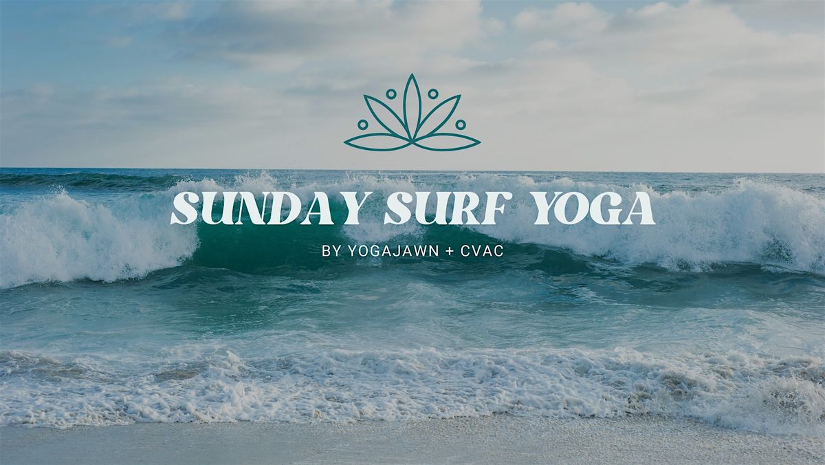 Sunday surf flow: a community beach yoga class