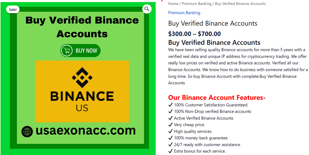 Buy Verified Binance Accounts .... (R)