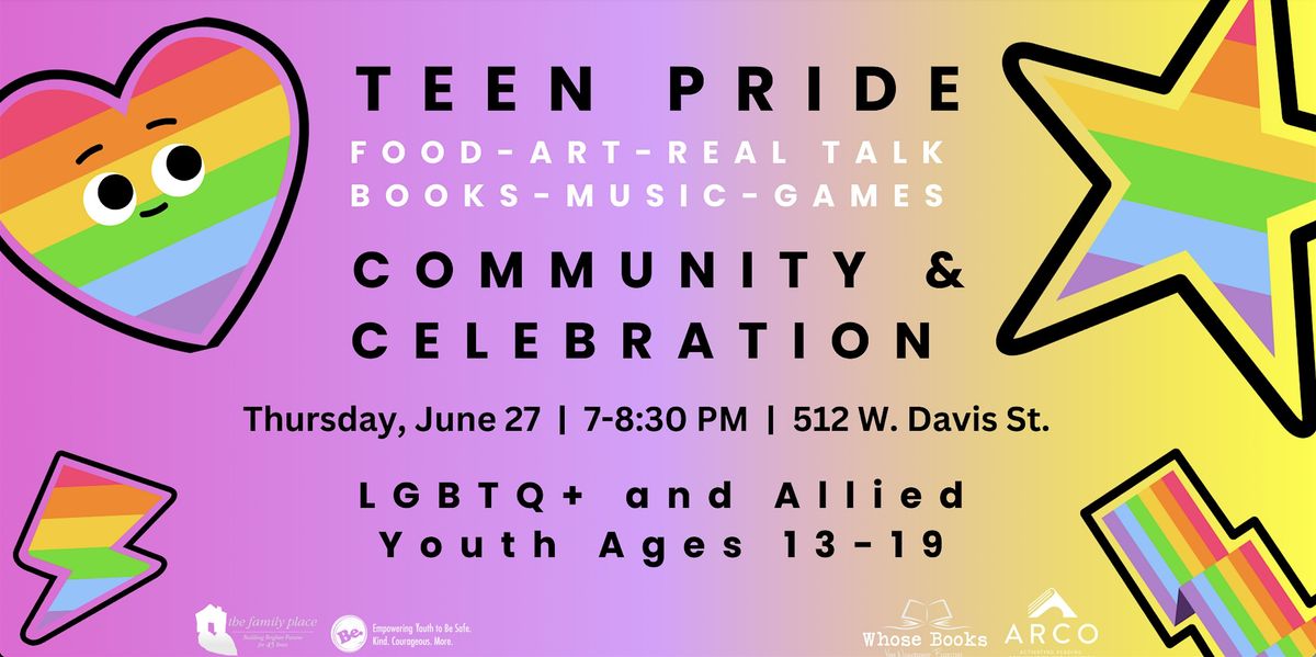Teen PRIDE Community & Celebration
