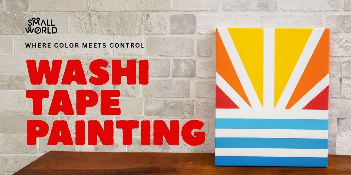 Washi Tape Painting
