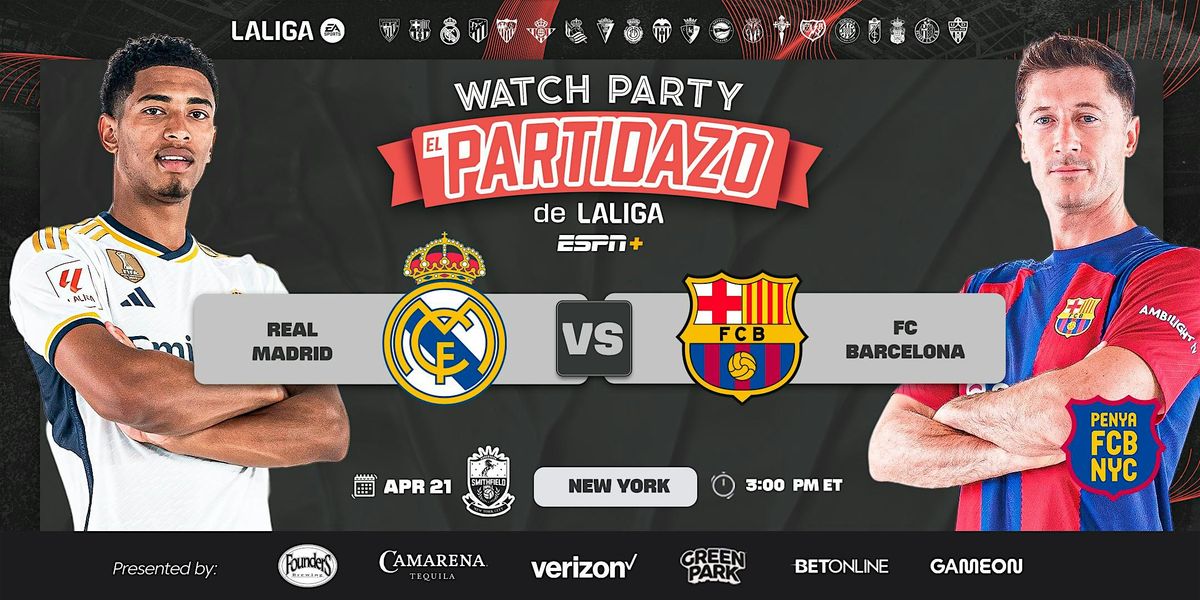 #ElPartidazo de LALIGA Watch Party with FC Barcelona Penya\u2013 New York