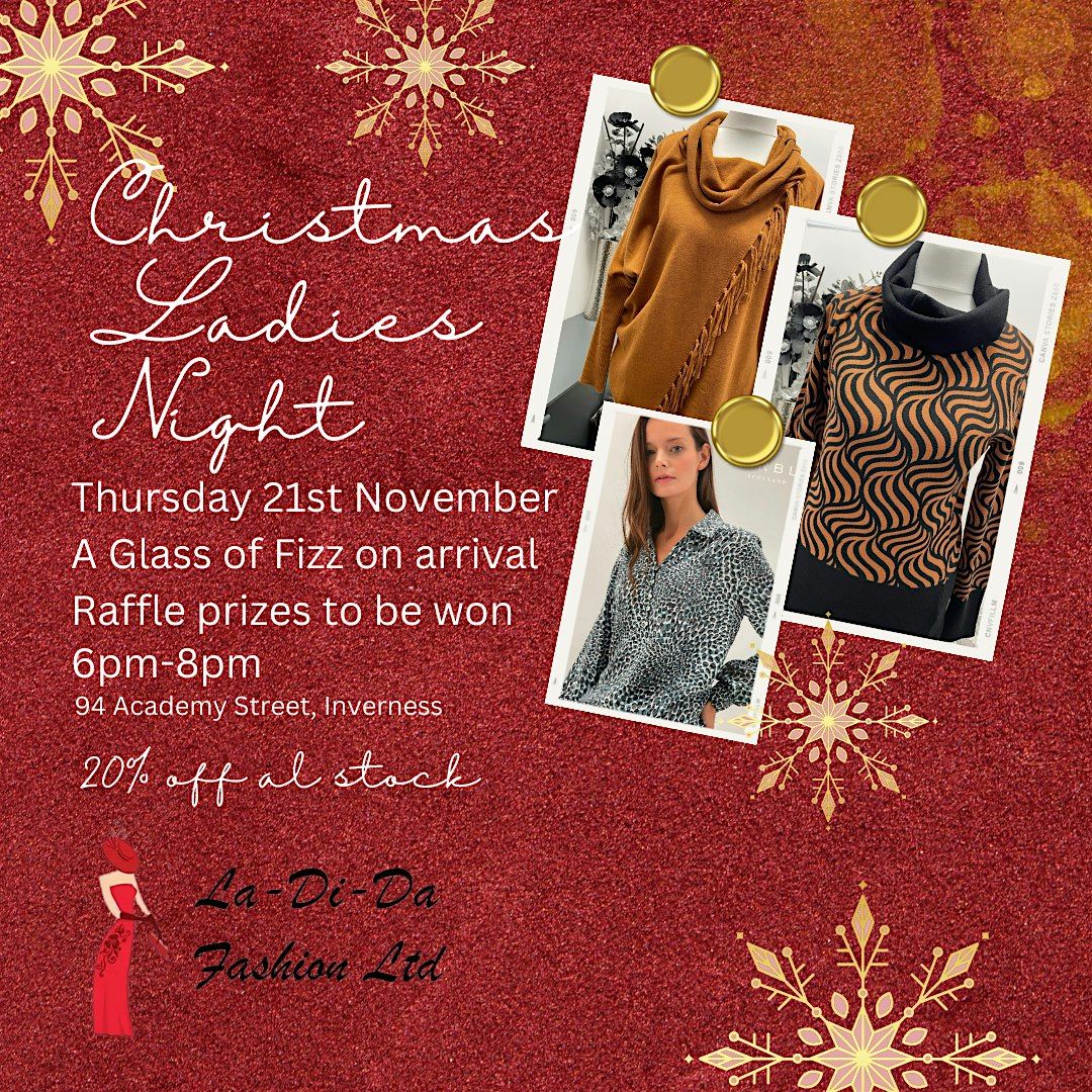 Christmas Shopping Ladies Night