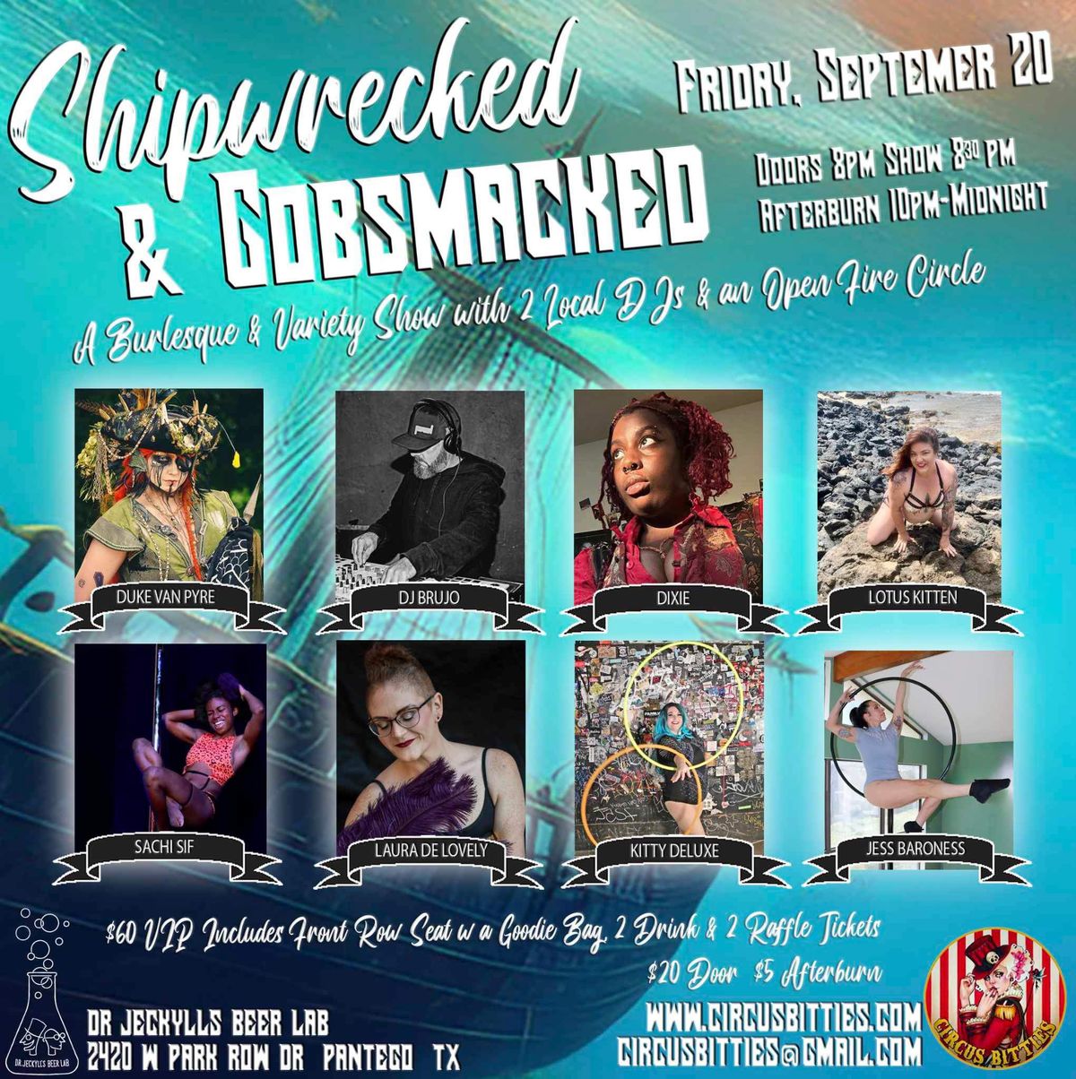 Circus Bitties Presents: Shipwrecked & Gobsmacked