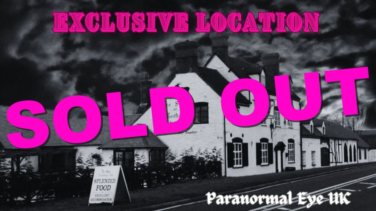 SOLD OUT The Stag Stratford Upon Avon Ghost Hunt with Fish & Chips Supper