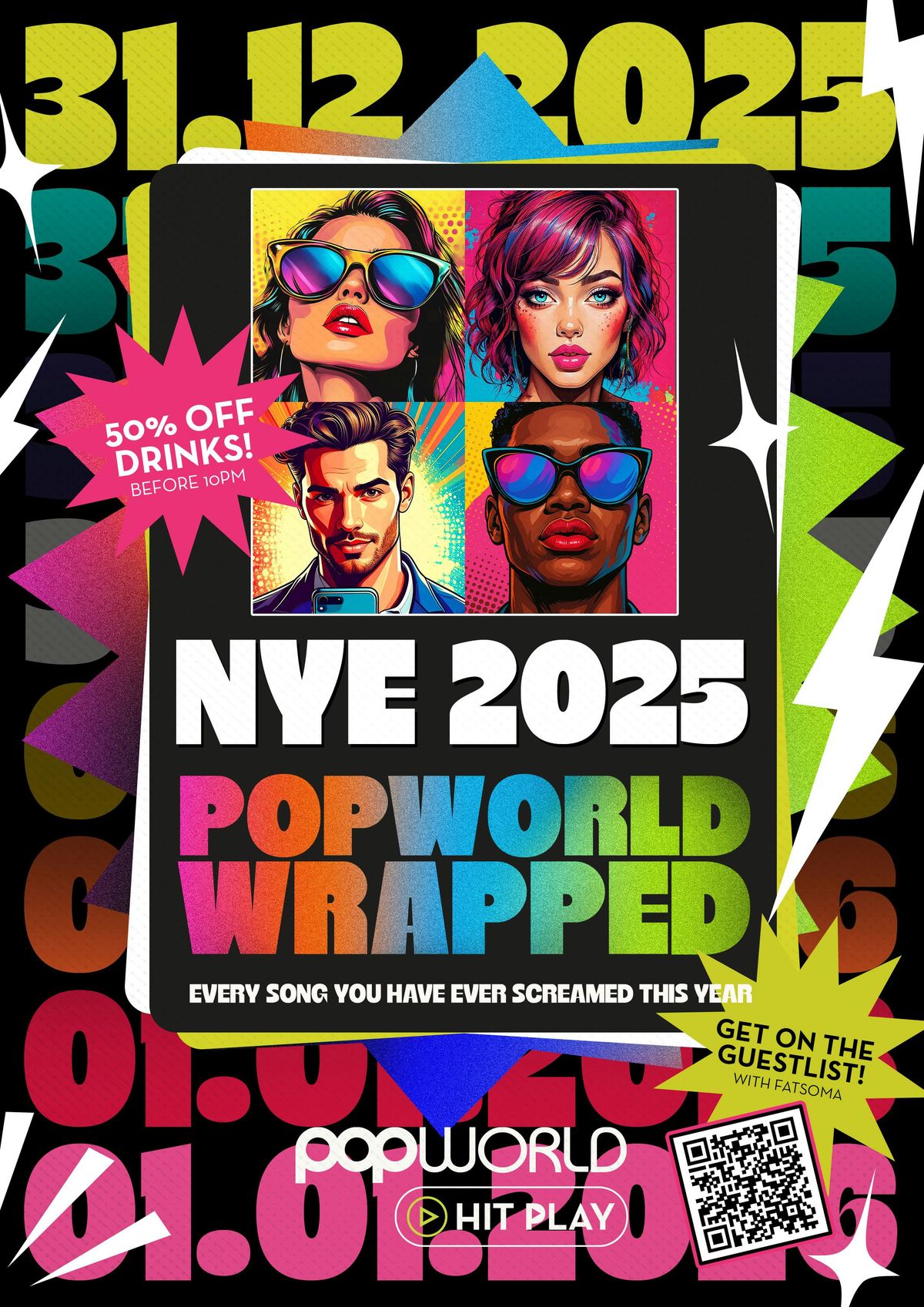 NYE 2025 POPWORLD WRAPPED 