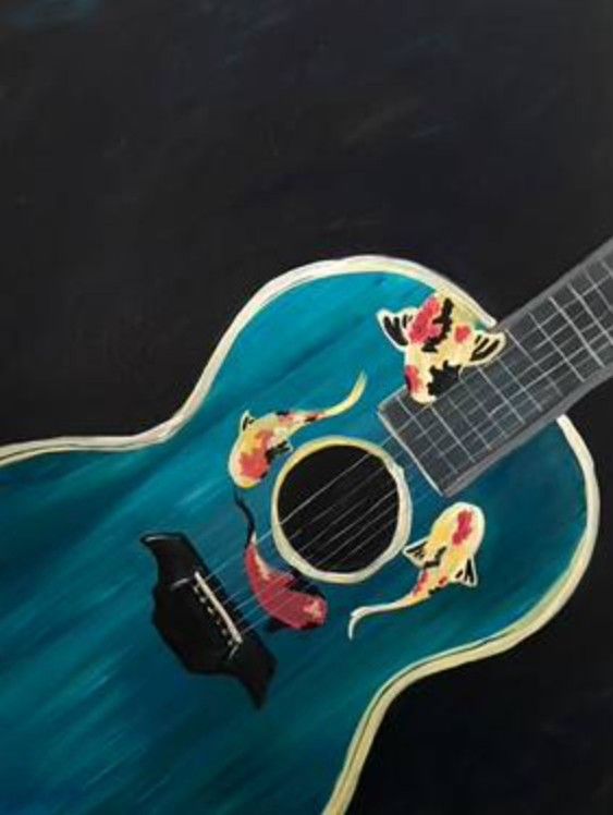 Paint Nite: Taylor Koi Guitar