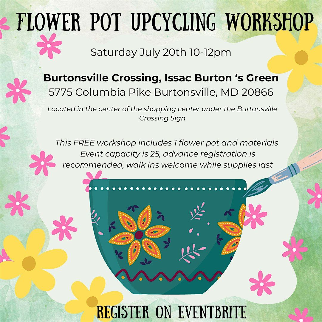 Flower Pot Upcycle Workshop