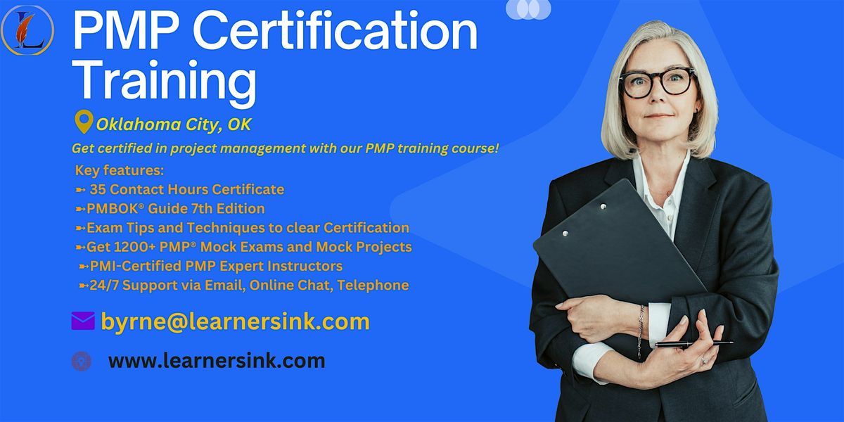 Confirmed 4 Day PMP exam prep workshop in Oklahoma City, OK