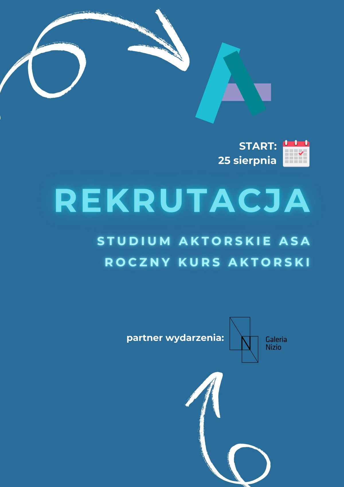 REKRUTACJA | STUDIUM AKTORSKIE ASA & ROCZNY KURS AKTORSKI