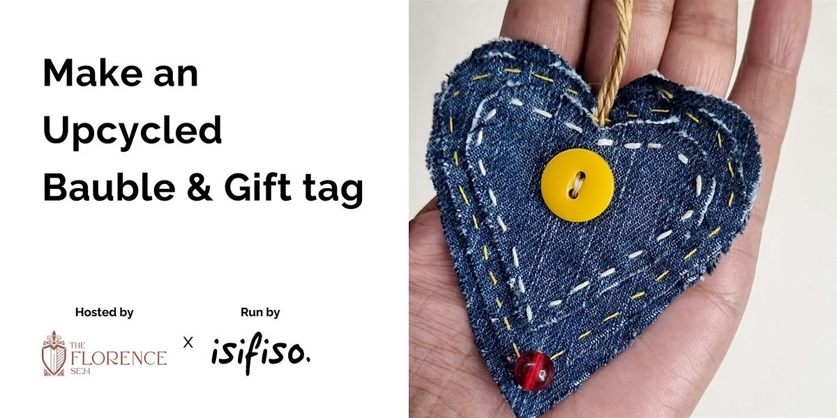 Make your own Christmas bauble Class - Upcycled & Eco friendly