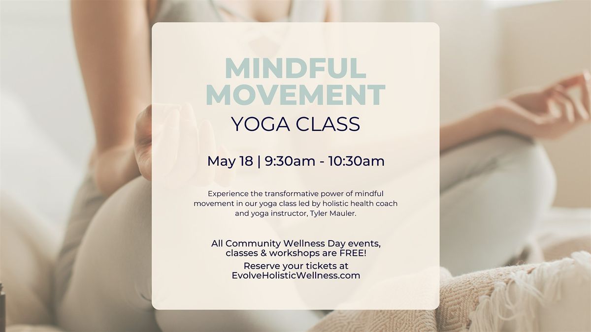 Mindful Movement Yoga Class