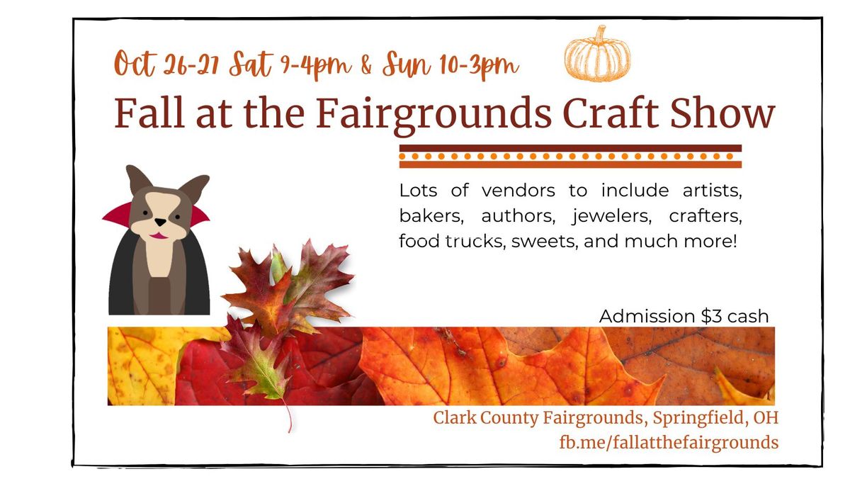 Fall at the Fairgrounds Craft Show