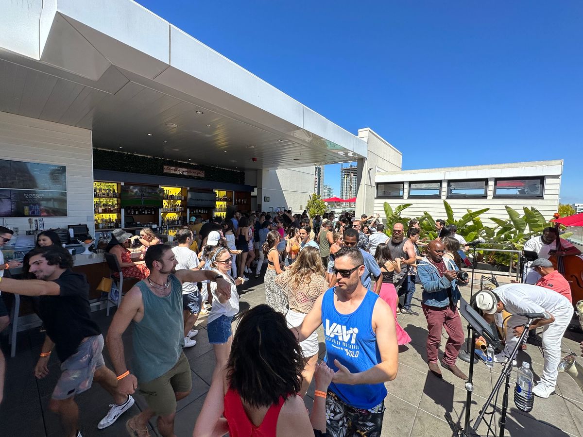 Salsa and Bachata Dancing Rooftop Party Andaz Hotel San Diego 