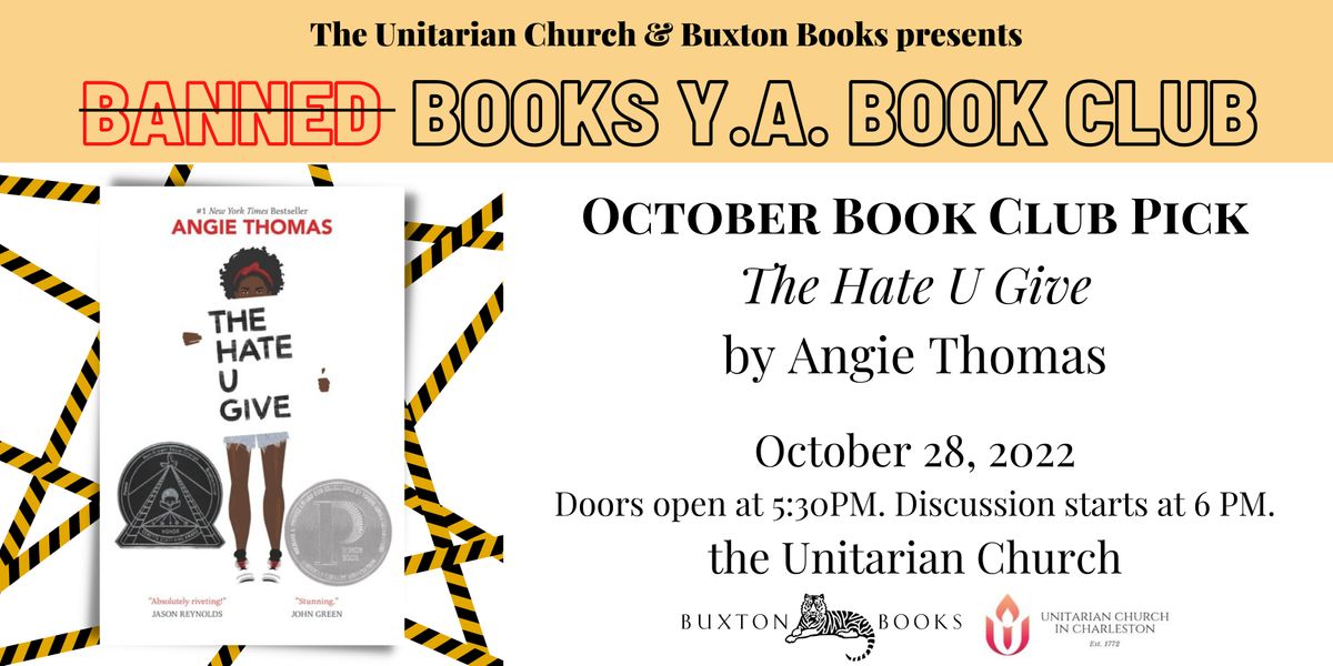 October Banned Books Y.A. Book Club