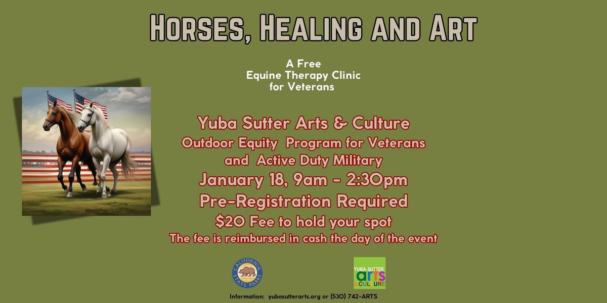 Horses, Healing, and Art - Outdoor Equity Program - Veteran and Active Military ONLY