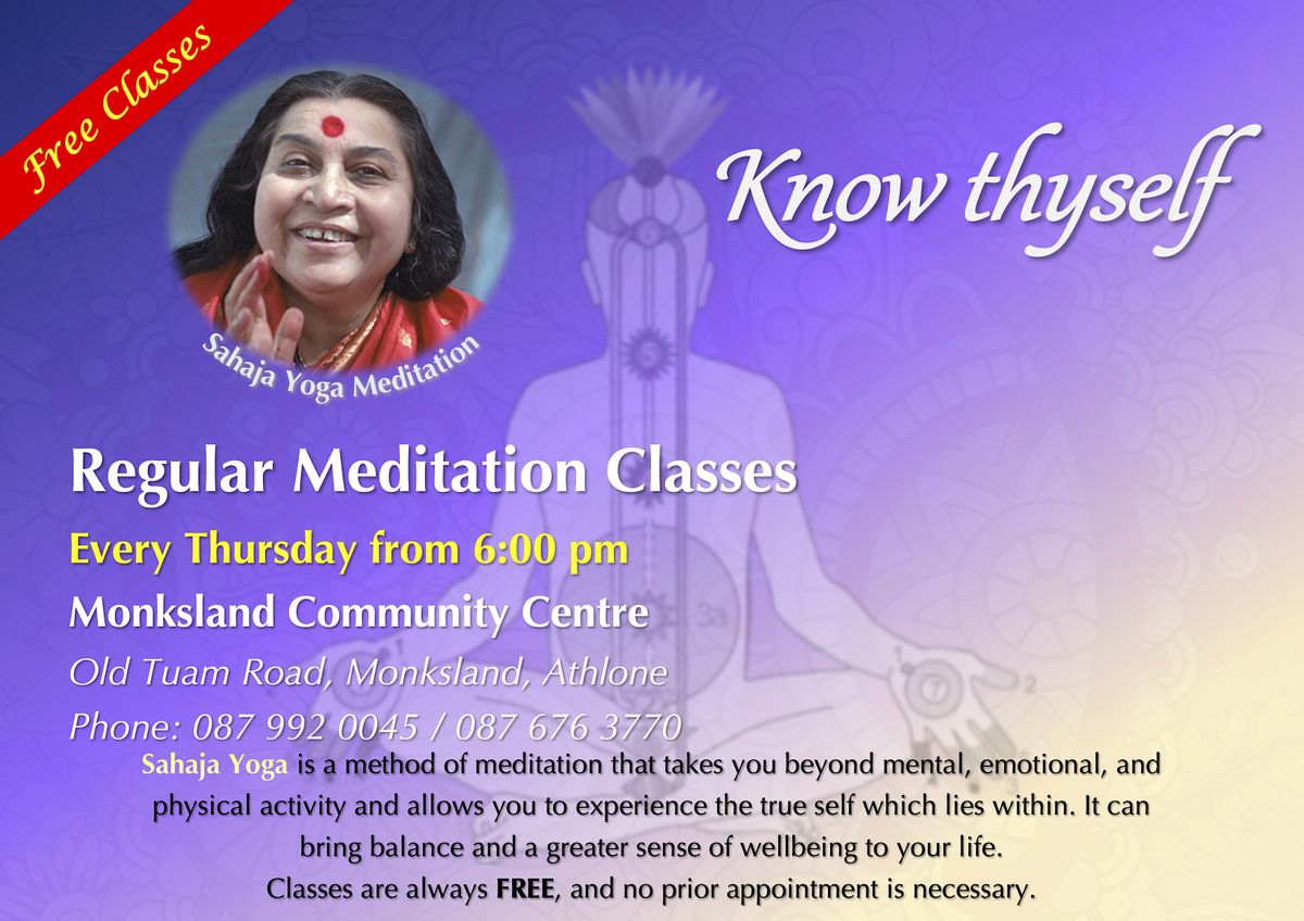 Sahaja Yoga - Free Meditation and Yoga in Athlone