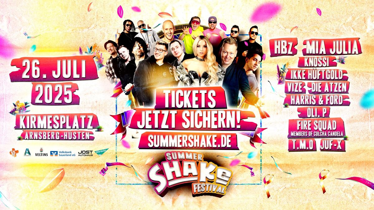 Summer Shake Festival | Kirmesplatz Arnsberg-H\u00fcsten