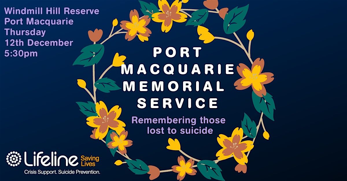 Lifeline Mid Coast : Memorial Service - Port Macquarie