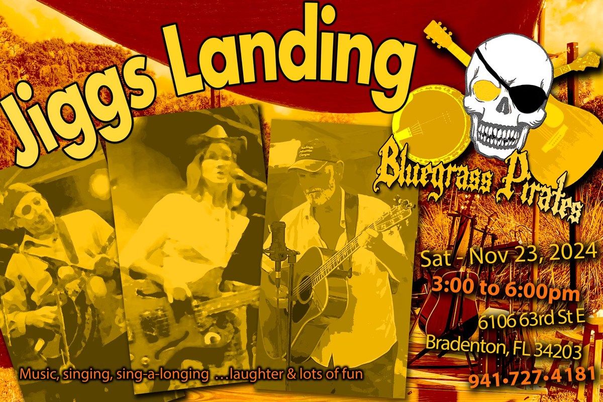 The Bluegrass Pirates Trio - BGP3 -  in Concert at Jiggs Landing