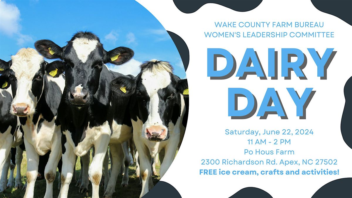 Dairy Day with Wake County Farm Bureau