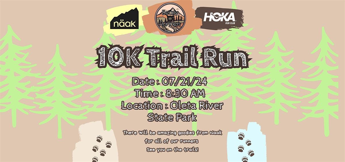10K Trail Run by Bearly Runners and Hoka Run Club