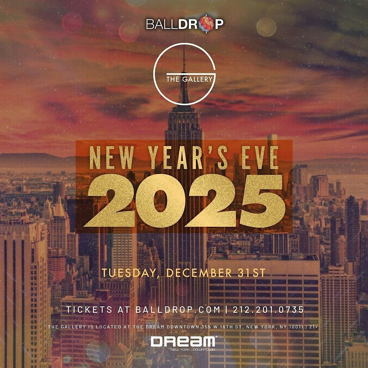 The Gallery at the Dream Downtown NYE 2025