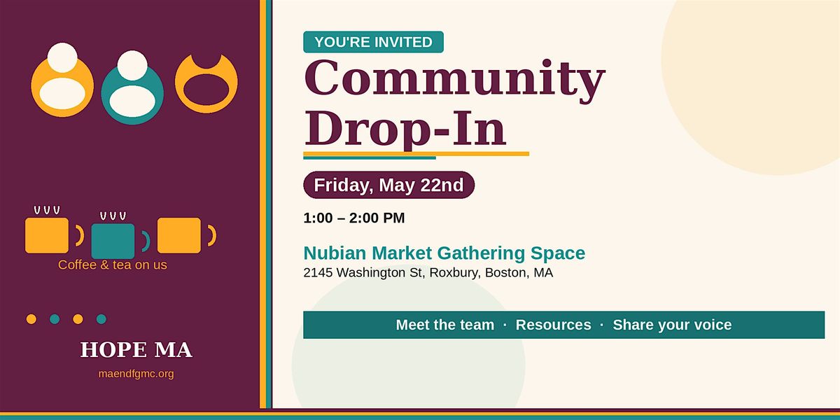 HOPE MA Community Drop-In at Nubian Market
