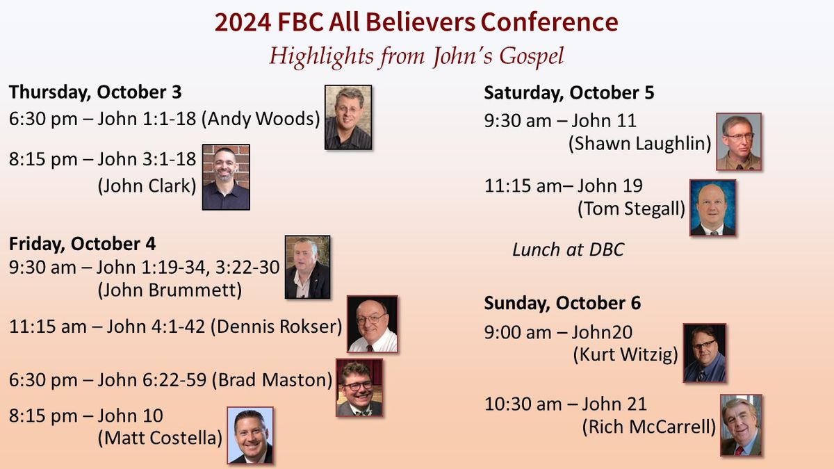 2024 Fall Bible Conference - All Believers