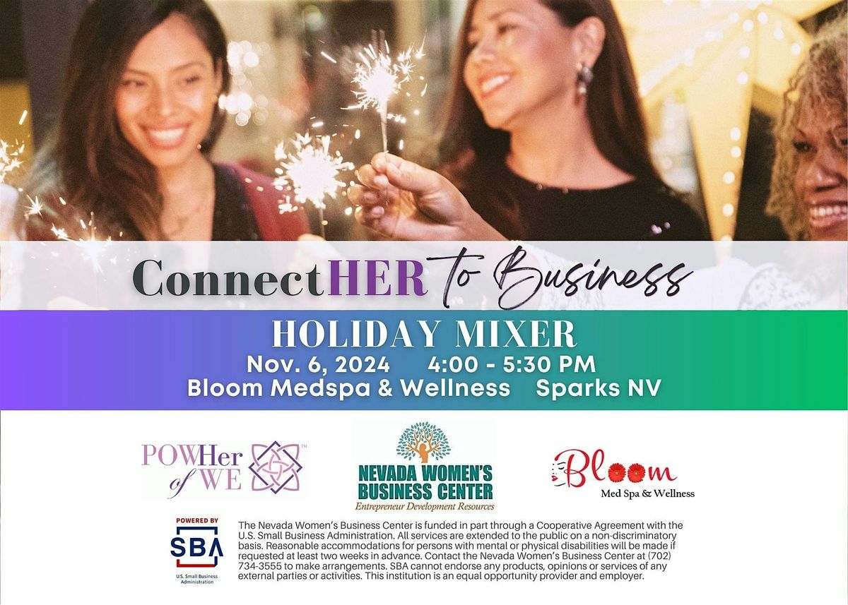 ConnectHER to Business Holiday Mixer (Reno \u2022 Sparks)