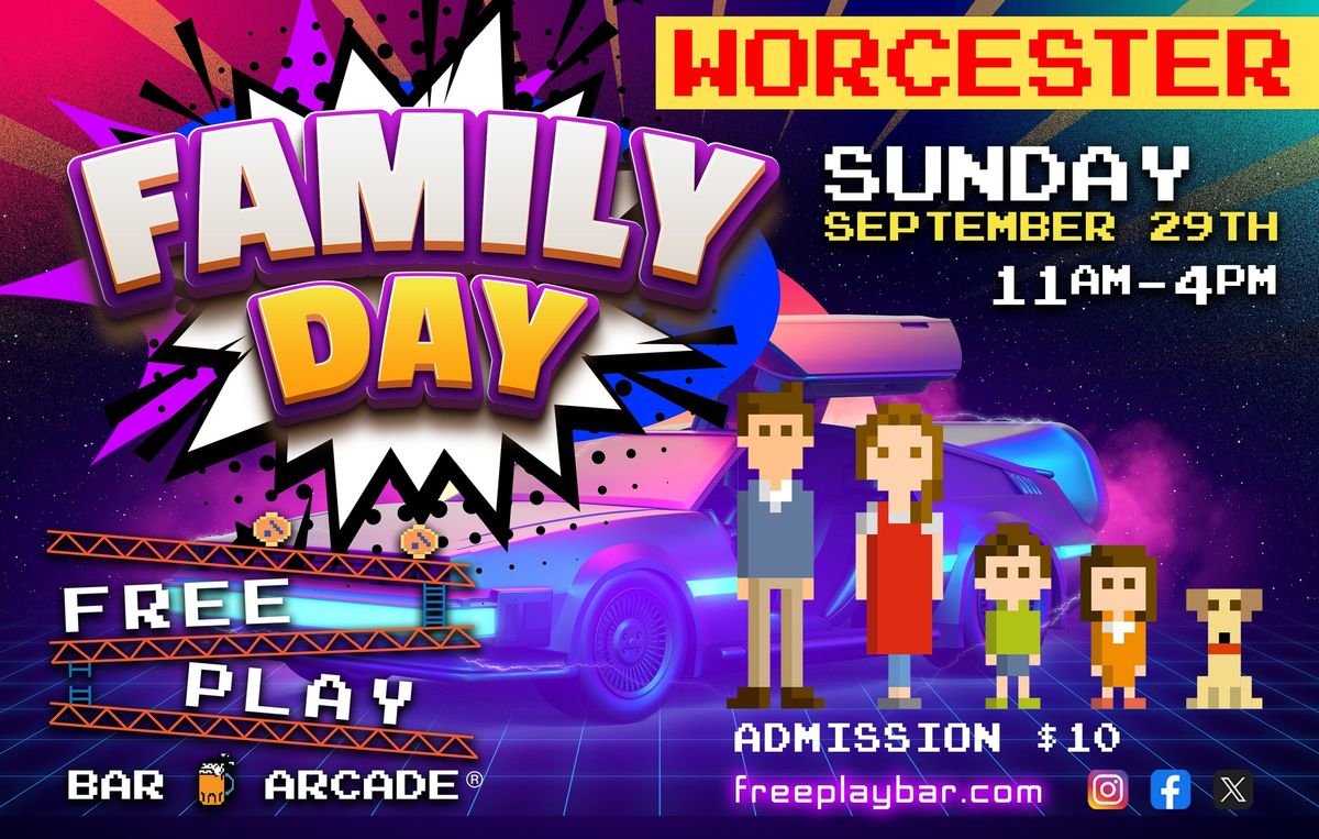 Worcester Freeplay Family Day - Sunday September 29th