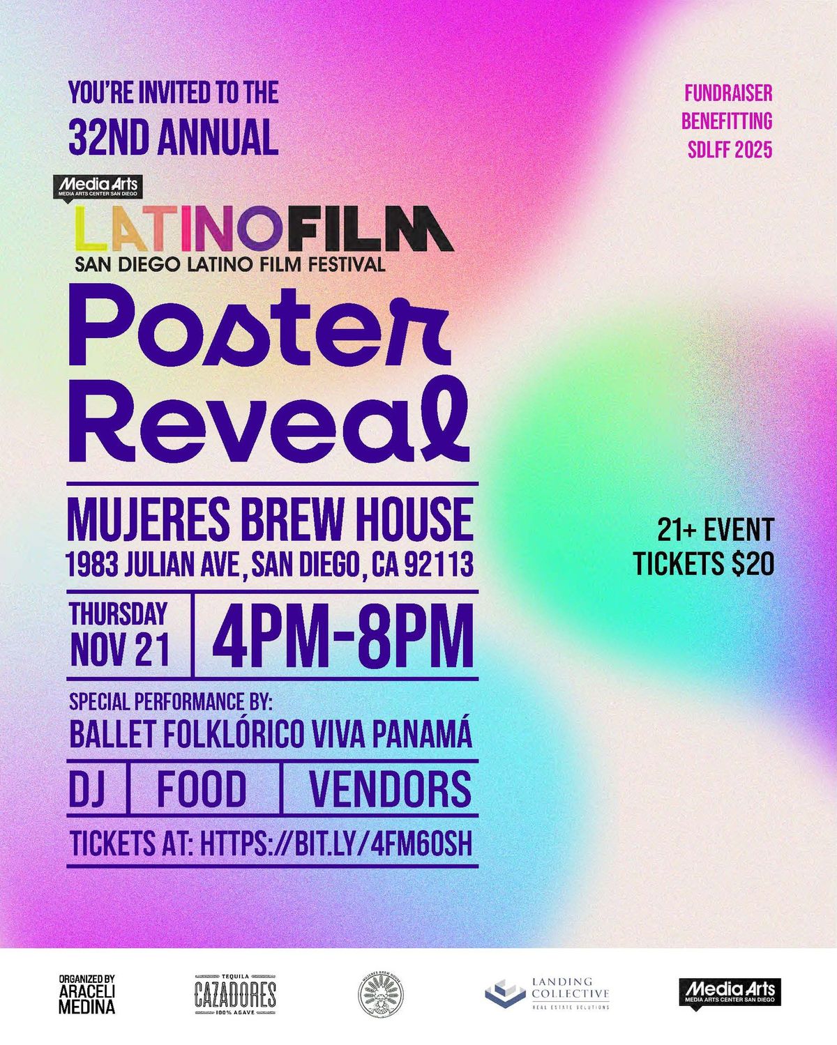 32nd SD Latino Film Festival Poster Reveal and Celebration Party