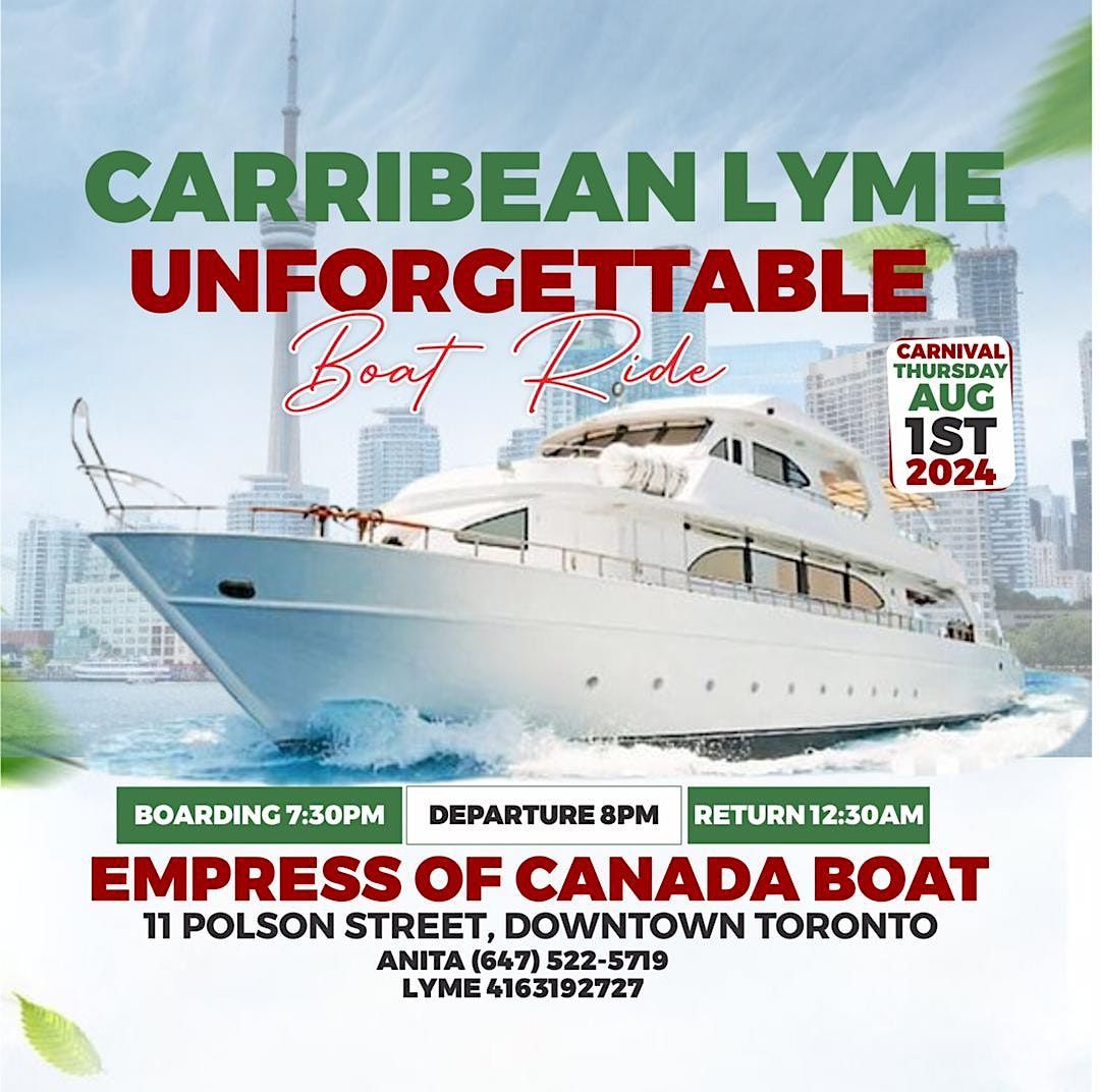 Carribena Lyme, Unforgettable Boat Cruise