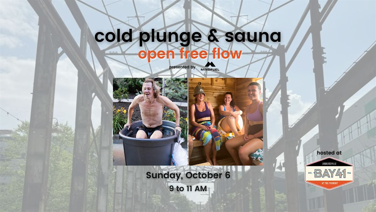 Cold Plunge & Sauna Open Free Flow at Bay 41 in Lawrenceville