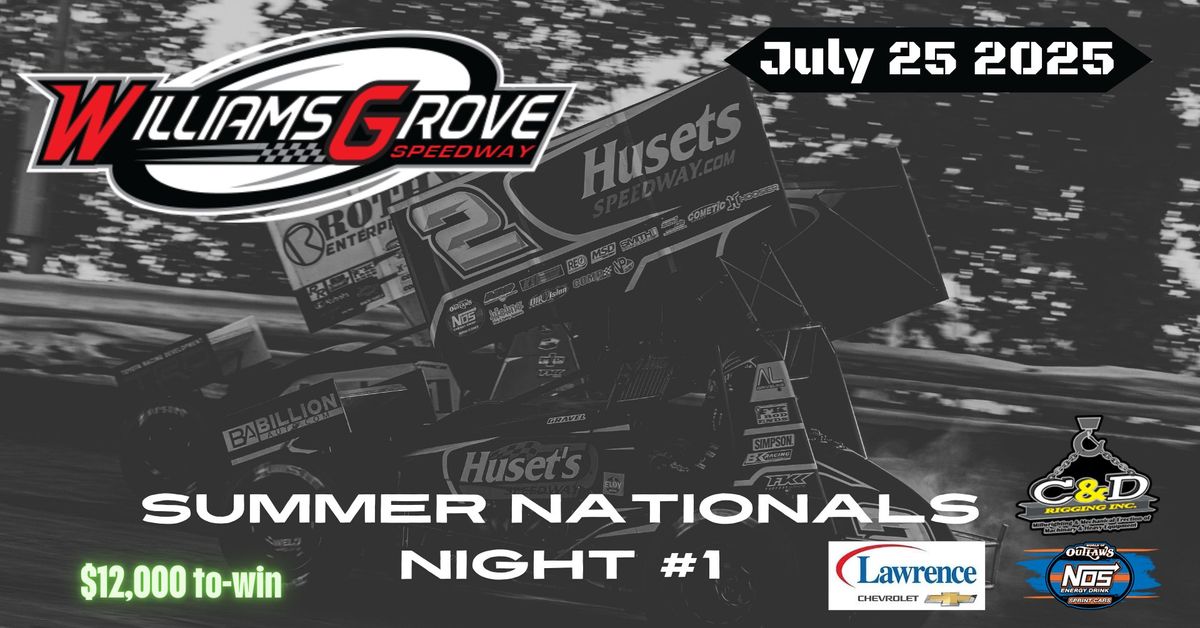 C&D Rigging World of Outlaws Sprint Cars Series Summer Nationals Night #1