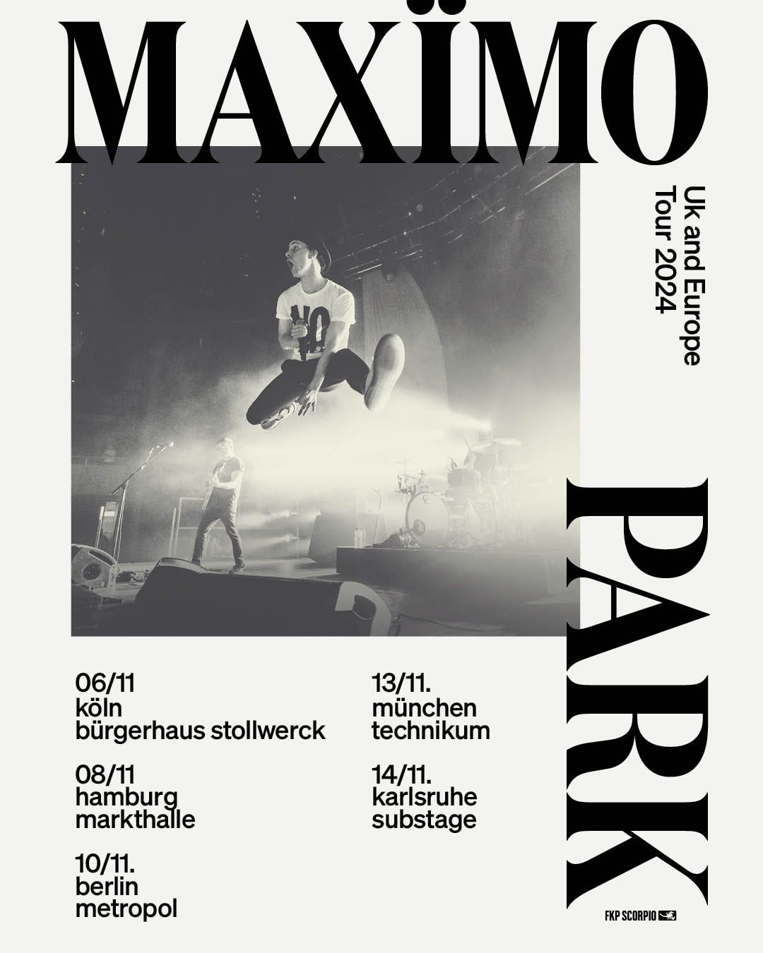 Ausverkauft: Maximo Park - Hamburg, Markthalle 