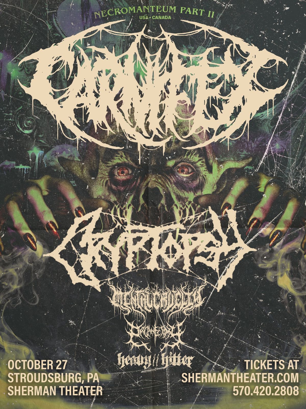 CARNIFEX w\/ CRYPTOPSY, MENTAL CRUELTY, ORGANECTOMY, and HEAVY\/\/HITTER