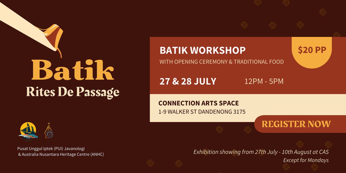 Batik: Rites de Passage Workshop