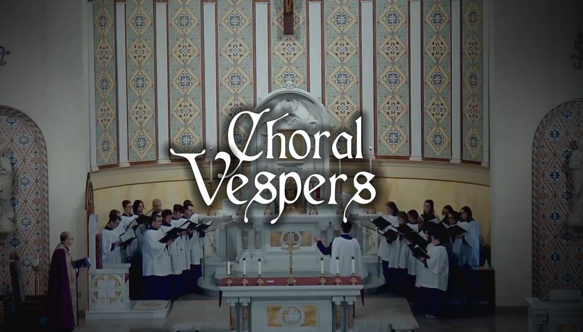 Lenten Choral Vespers and Recital Prelude