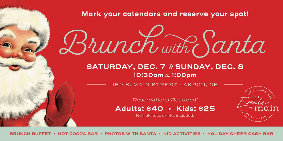 Brunch with Santa at 159 Events on Main